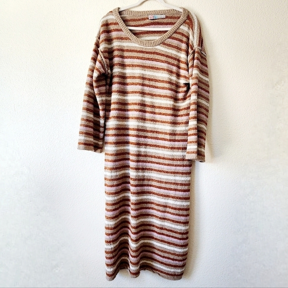 Free People Toes In The Sand Knit Maxi Dress S - Picture 4 of 8